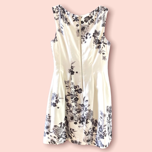 VINCE CAMUTO black and white floral dress - Picture 2 of 4